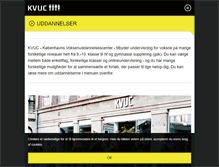 Tablet Screenshot of kvuc.dk